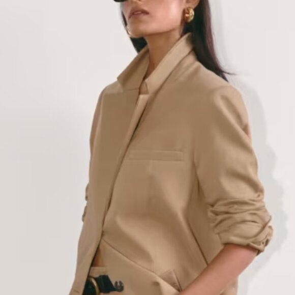 Everlane The Oversized Blazer in Buttersmooth nwot - Picture 6 of 6